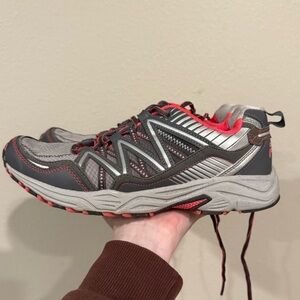 Fila Gray and Pink Athletic Shoes 8.5